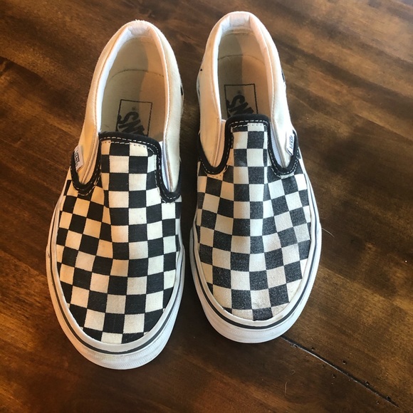 size 3 checkered vans